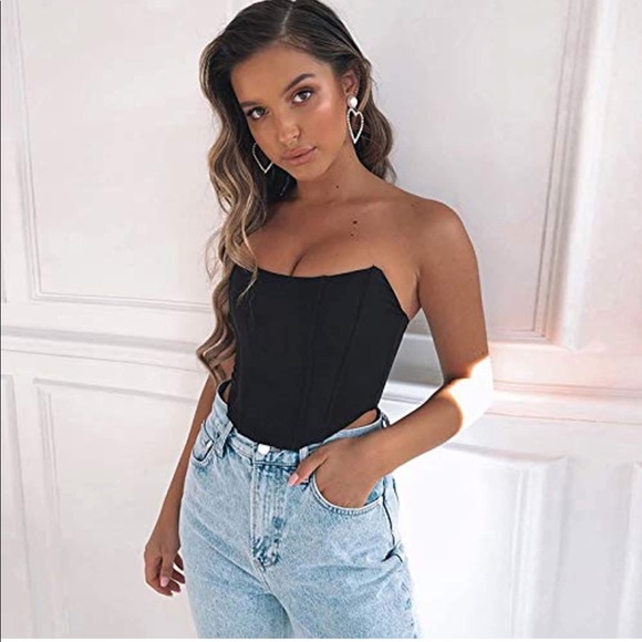 Trendy corset top - Picture 2 of 4